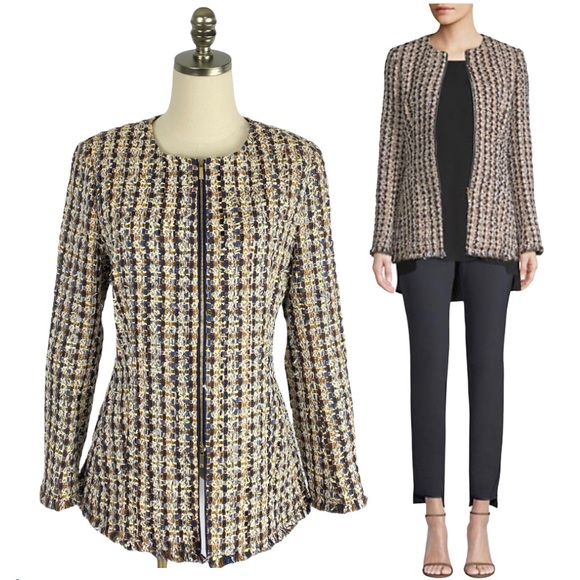 Lafayette 148 New York Jackets & Blazers - Lafayette 148 New York Landon Tweed Jacket Blazer